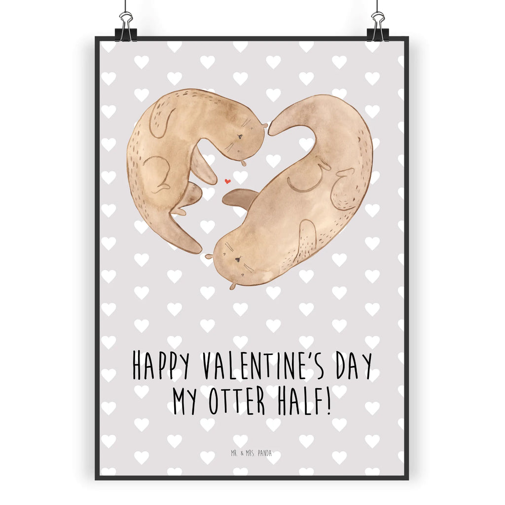 Poster otter valentine Kunstdruck, kunst für die wand, Wandschmuck, Poster, kunstposter, Deko Bild, grafikposter, Plakat, Bild, Wandbild, Wanddeko Bild, Wandposter, Designposter, Wanddekoration, wanddruck, Posterdruck, kunstdruck poster, drucke, Mr. & Mrs. Panda Poster, wandkunst, Bild für Wand, wanddeko, Verlobung, Hocheitstag, Freund, Partner, Heiraten, Liebe, Heiratsantrag, Ehefrau, Freundin, Liebesgeschenk, Jahrestag, Ehemann, Geschenk für Frauen, Geschenk für Partner, für Männer, Valentinstag, Mitbringsel, für Ehemann, Hochzeitstag, Geschenk für Freundin, Liebesbeweis
