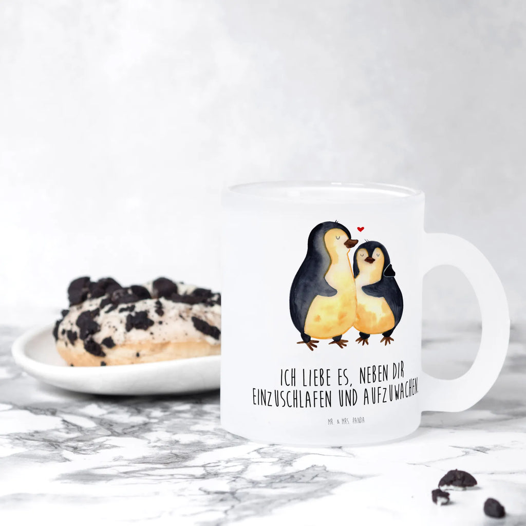Glass tea cup penguins Fall asleep mug, Tea cup, glass, tea, tea glass, Love, Loving, Two, Together, Marriage, Engagement, Proposal of marriage, Love gift, gift for her, gift for him, anniversary gift, Valentine&#39;s Day Gift for Women Love Gift Anniversary Wedding Anniversary Party Favor Gift for Girlfriend Gift for Partner Boyfriend Gift Token of Love for Men for Husband