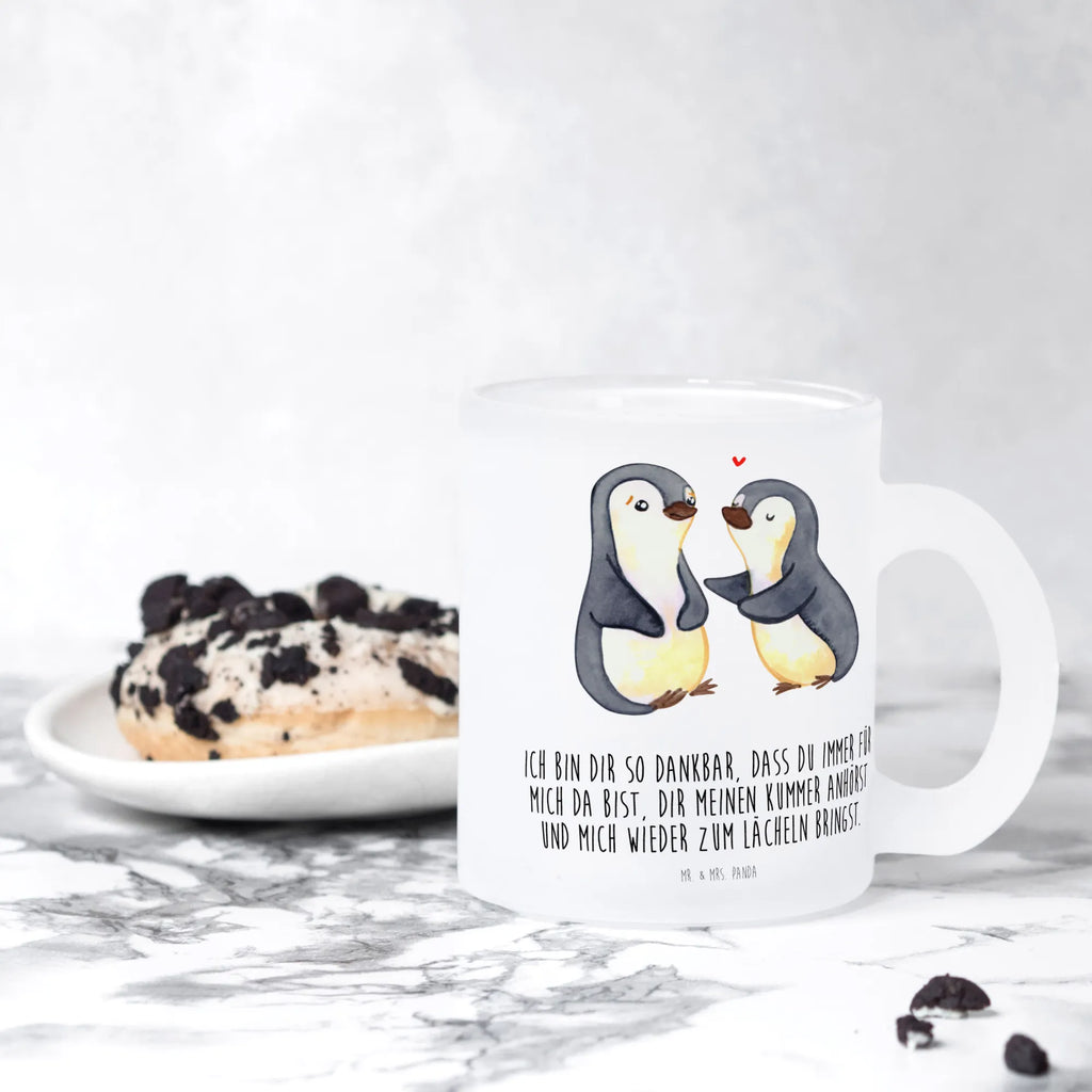Glass tea cup penguins console tea, tea glass, Tea cup, glass, mug, Love, Loving, Two, Together, Marriage, Engagement, Proposal of marriage, Love gift, gift for her, gift for him, anniversary gift, Valentine&#39;s Day Gift for Women Love Gift Anniversary Wedding Anniversary Party Favor Gift for Girlfriend Gift for Partner Boyfriend Gift Token of Love for Men for Husband