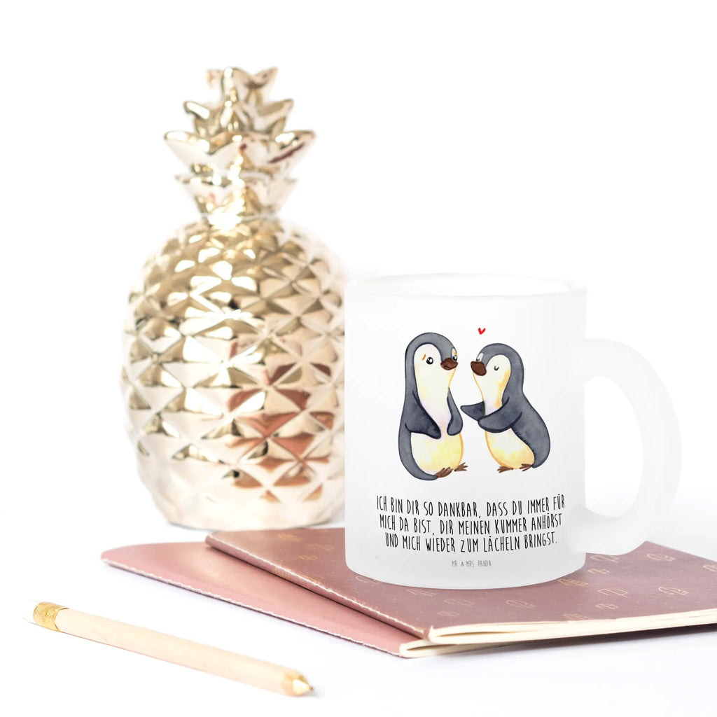 Glass tea cup penguins console tea, tea glass, Tea cup, glass, mug, Love, Loving, Two, Together, Marriage, Engagement, Proposal of marriage, Love gift, gift for her, gift for him, anniversary gift, Valentine&#39;s Day Gift for Women Love Gift Anniversary Wedding Anniversary Party Favor Gift for Girlfriend Gift for Partner Boyfriend Gift Token of Love for Men for Husband