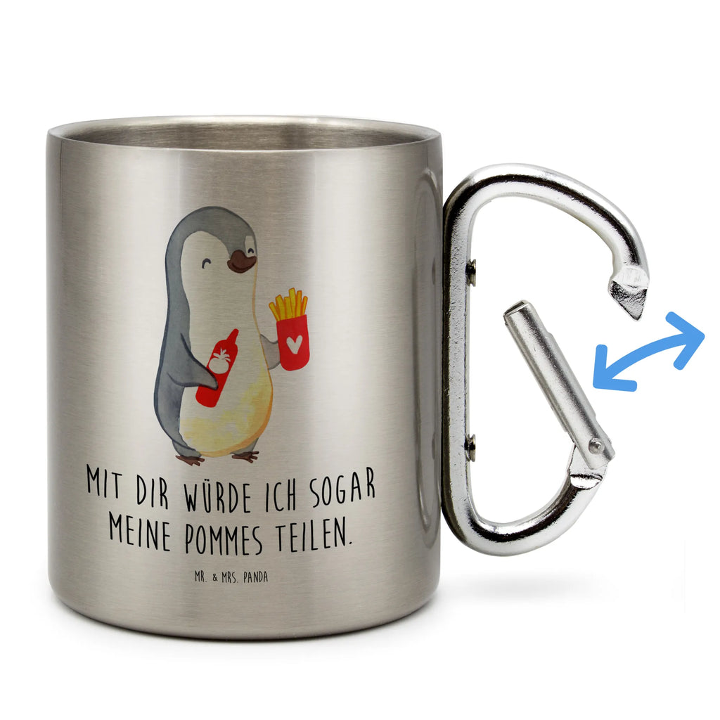 Stainless steel mug penguin French fries Love, Loving, Two, Together, Marriage, Engagement, Proposal of marriage, Love gift, gift for her, gift for him, anniversary gift, Valentine&#39;s Day Gift for Women Love Gift Anniversary Wedding Anniversary Party Favor Gift for Girlfriend Gift for Partner Boyfriend Gift Token of Love for Men for Husband