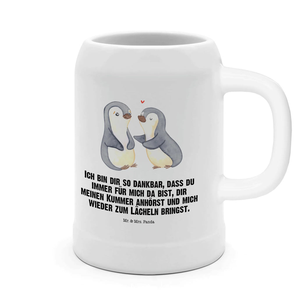 Kufel piwny pingwiny pocieszyć Miłość, partner, przyjaciel, przyjaciółka, mąż, żona, wesele, zaręczyny, prośba o rękę, prezent miłosny, rocznica, dzień ślubu