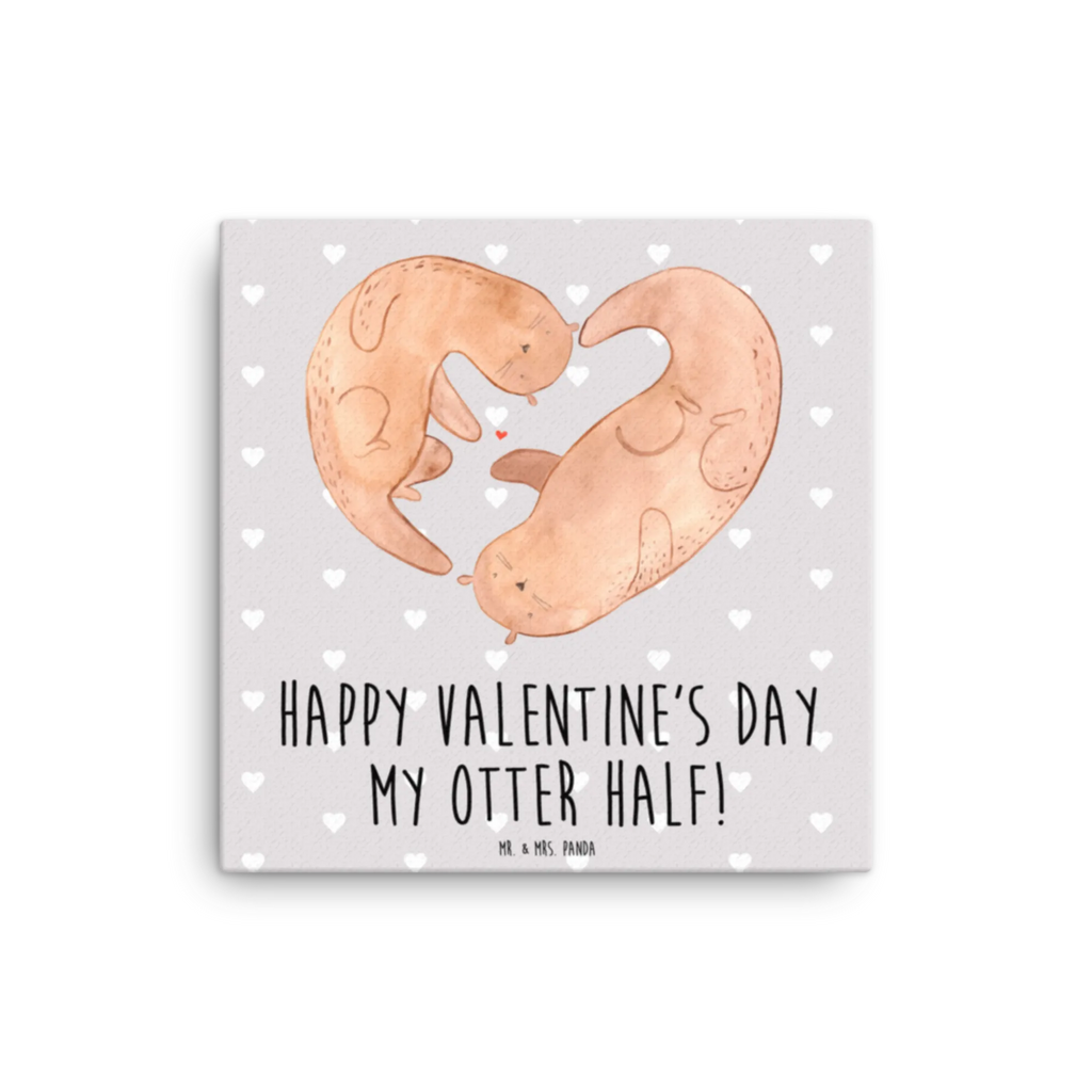 Canvas picture otter valentine Leinwand, Kunstdruck, Verlobung, Partner, Ehemann, Ehefrau, Liebe, Heiraten, Liebesgeschenk, Heiratsantrag, Hocheitstag, Freundin, Jahrestag, Freund, Hochzeitstag, Geschenk für Freundin, Geschenk für Frauen, Valentinstag, für Ehemann, Mitbringsel, Liebesbeweis, Geschenk für Partner, für Männer