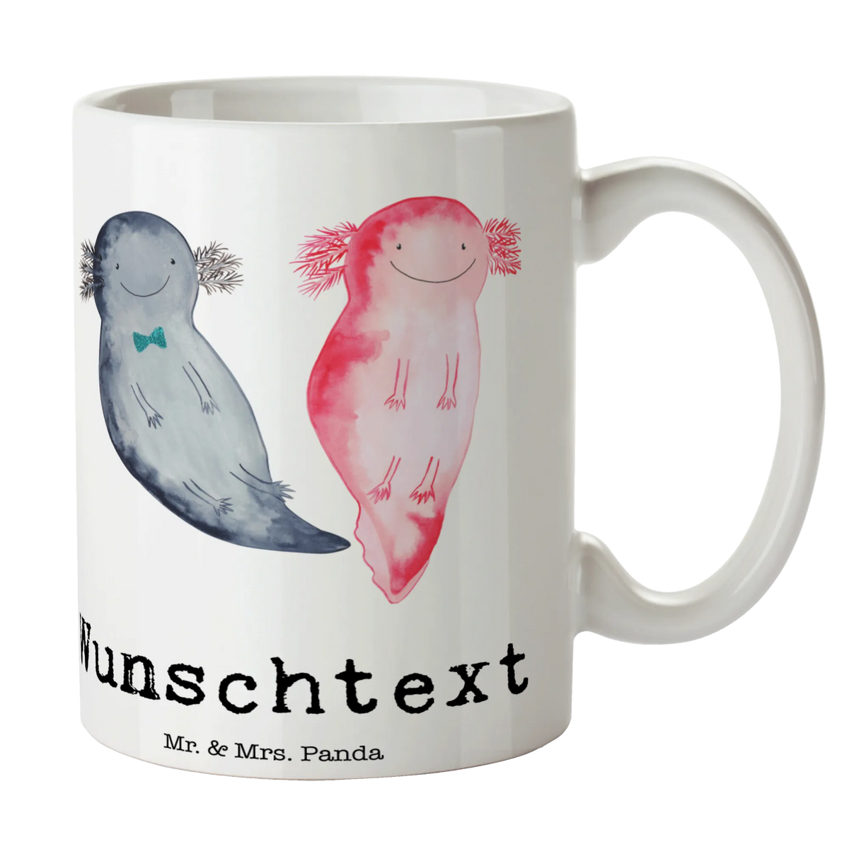 Personalised cup axolotl Love Loving, Two, Together, Marriage, Proposal of marriage, Love gift, gift for her, gift for him, anniversary gift, Valentine's Day Gift for Women Love Gift Anniversary Wedding Anniversary Party Favor Gift for Girlfriend Gift for Partner Boyfriend Gift Token of Love for Men for Husband