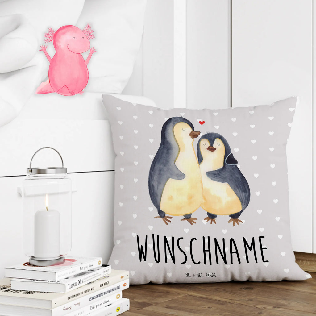 Personalisiertes Kissen Pinguine Einschlafen Wunschname, Kopfkissen, bedrucken, Kissen, Name, personalisiert, Liebe, Partner, Freund, Freundin, Ehemann, Ehefrau, Heiraten, Verlobung, Heiratsantrag, Liebesgeschenk, Jahrestag, Hocheitstag, Hochzeitstag, Mitbringsel, für Männer, Geschenk für Frauen, Liebesbeweis, für Ehemann, Geschenk für Partner, Valentinstag, Geschenk für Freundin