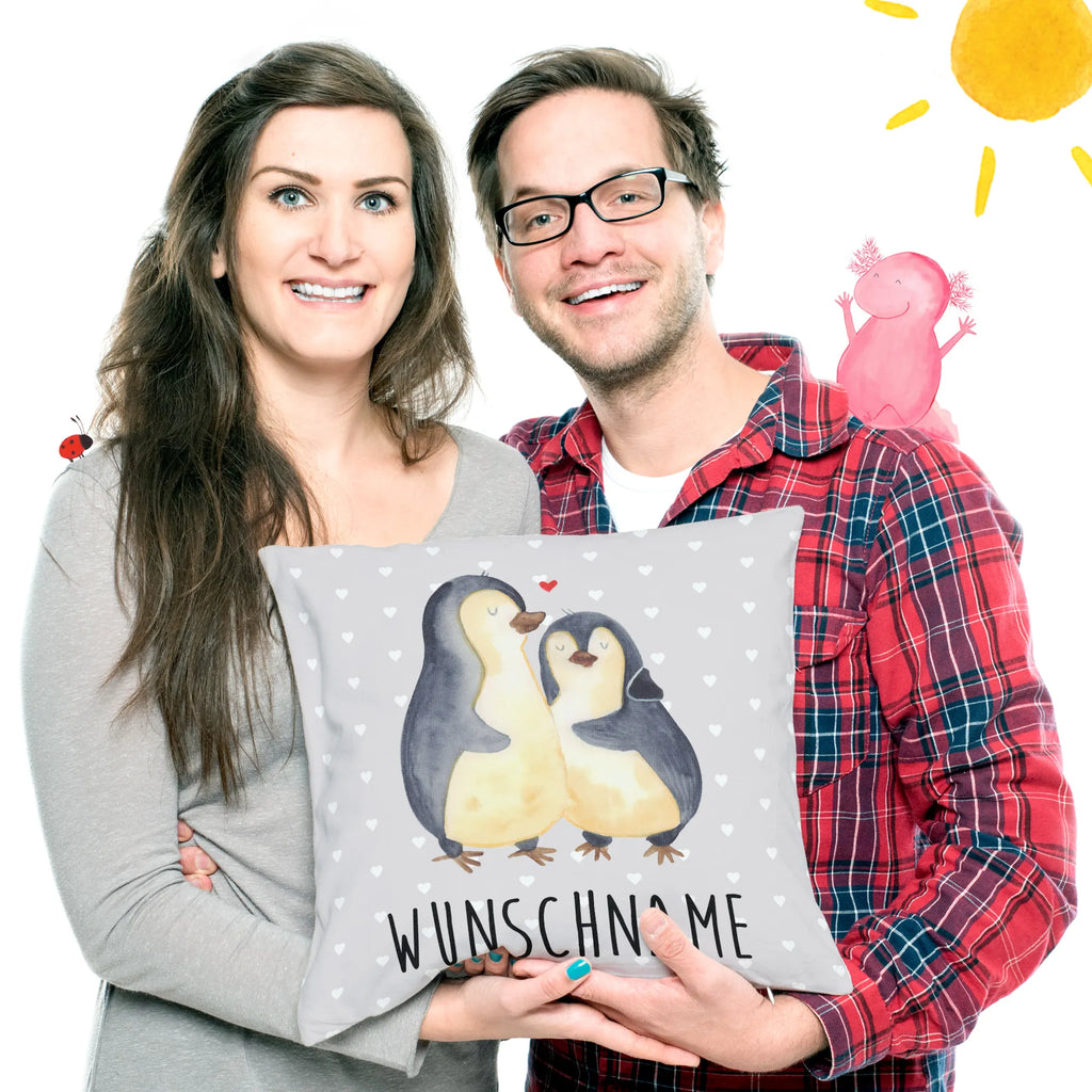 Personalisiertes Kissen Pinguine Einschlafen Wunschname, Kopfkissen, bedrucken, Kissen, Name, personalisiert, Liebe, Partner, Freund, Freundin, Ehemann, Ehefrau, Heiraten, Verlobung, Heiratsantrag, Liebesgeschenk, Jahrestag, Hocheitstag, Hochzeitstag, Mitbringsel, für Männer, Geschenk für Frauen, Liebesbeweis, für Ehemann, Geschenk für Partner, Valentinstag, Geschenk für Freundin