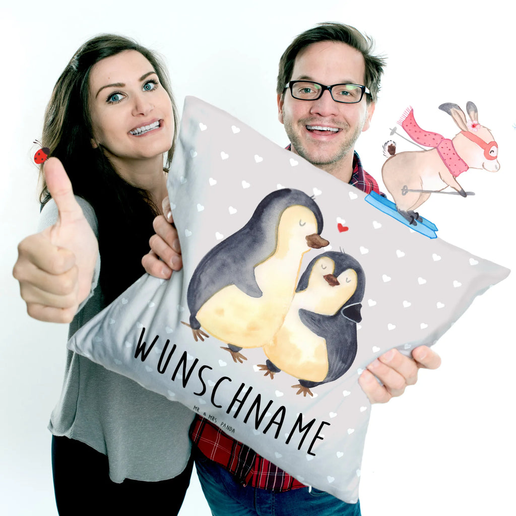 Personalisiertes Kissen Pinguine Einschlafen Wunschname, Kopfkissen, bedrucken, Kissen, Name, personalisiert, Liebe, Partner, Freund, Freundin, Ehemann, Ehefrau, Heiraten, Verlobung, Heiratsantrag, Liebesgeschenk, Jahrestag, Hocheitstag, Hochzeitstag, Mitbringsel, für Männer, Geschenk für Frauen, Liebesbeweis, für Ehemann, Geschenk für Partner, Valentinstag, Geschenk für Freundin