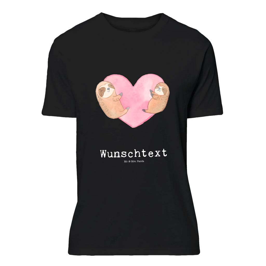 Personalised T-Shirt sloths Heart Männer, T-Shirt Personalisiert, T-Shirt mit Namen, Frauen, T-Shirt mit Aufruck, Liebe, Partner, Freund, Freundin, Ehemann, Ehefrau, Heiraten, Verlobung, Heiratsantrag, Liebesgeschenk, Jahrestag, Hocheitstag, Liebesbeweis, Geschenk für Partner, Hochzeitstag, für Ehemann, Geschenk für Frauen, Valentinstag, für Männer, Mitbringsel, Geschenk für Freundin