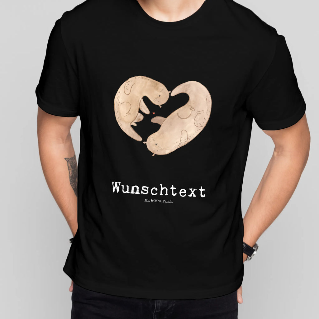 Personalised T-Shirt otter valentine T-Shirt Personalisiert, T-Shirt mit Namen, T-Shirt mit Aufruck, Ehefrau, Hocheitstag, Heiratsantrag, Heiraten, Jahrestag, Verlobung, Liebesgeschenk, Liebe, Partner, Freundin, Ehemann, Freund, für Männer, Mitbringsel, Geschenk für Freundin, Valentinstag, Liebesbeweis, Geschenk für Partner, Geschenk für Frauen, Hochzeitstag, für Ehemann