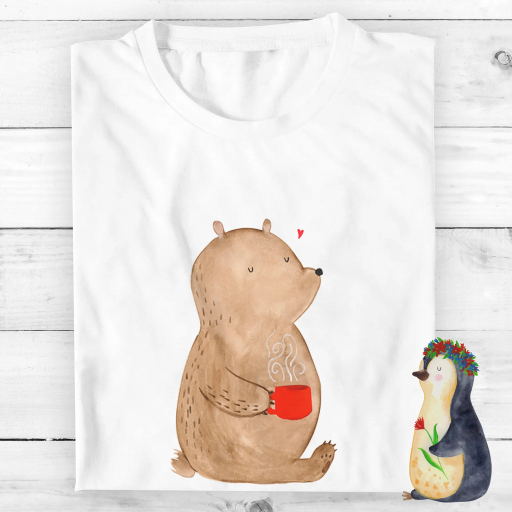 Personalised T-Shirt bear morning coffee T-Shirt mit Aufruck, T-Shirt Personalisiert, T-Shirt mit Namen, Ehefrau, Hocheitstag, Heiratsantrag, Heiraten, Jahrestag, Verlobung, Liebesgeschenk, Liebe, Partner, Freundin, Ehemann, Freund, für Männer, Liebesbeweis, Geschenk für Freundin, für Ehemann, Geschenk für Partner, Geschenk für Frauen, Hochzeitstag, Valentinstag, Mitbringsel