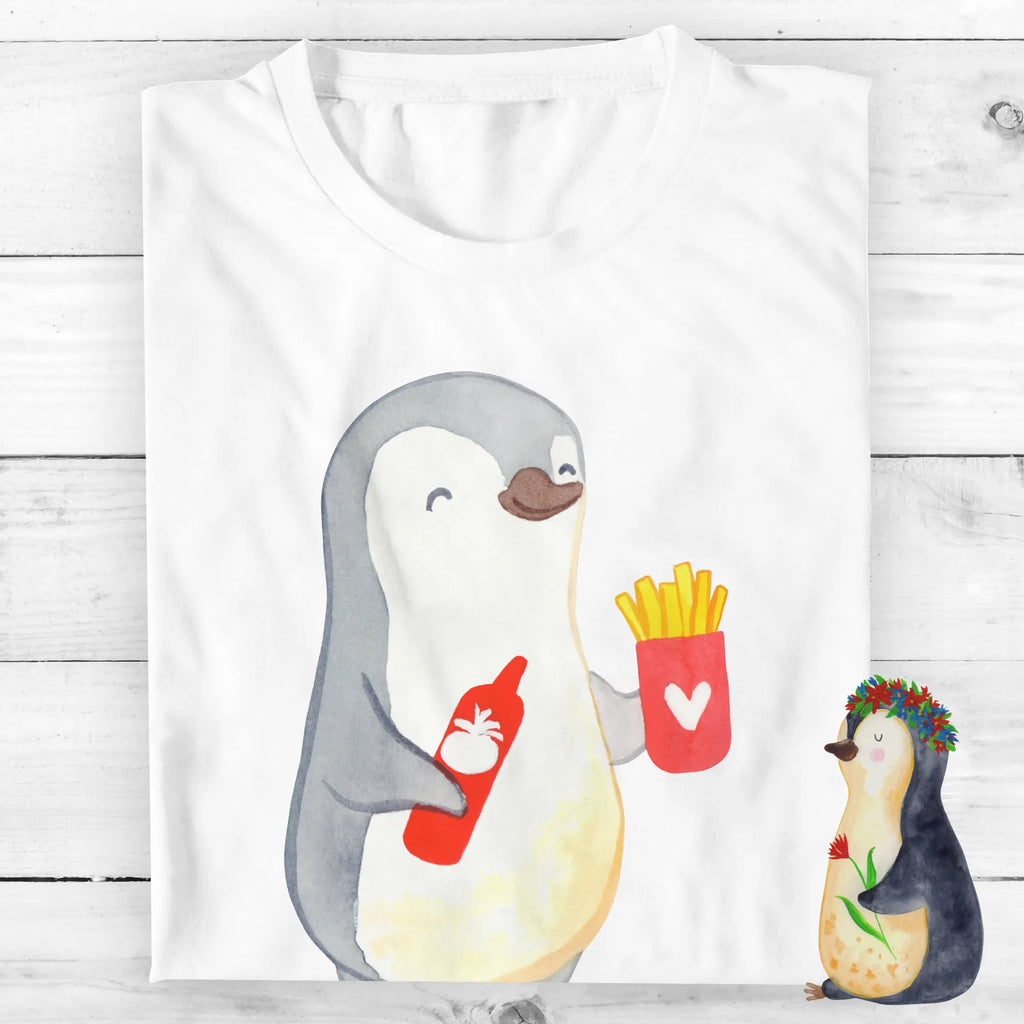Personalised T-Shirt penguin French fries T-Shirt mit Namen, T-Shirt mit Aufruck, T-Shirt Personalisiert, Ehefrau, Hocheitstag, Heiratsantrag, Heiraten, Jahrestag, Verlobung, Liebesgeschenk, Liebe, Partner, Freundin, Ehemann, Freund, Geschenk für Partner, Mitbringsel, Liebesbeweis, Hochzeitstag, Geschenk für Freundin, Geschenk für Frauen, für Männer, für Ehemann, Valentinstag