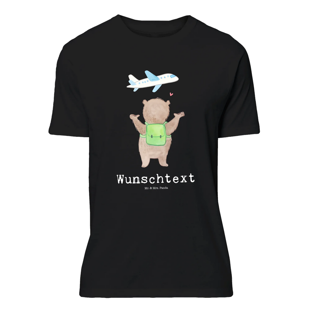 Personalised T-Shirt bear Airplane T-Shirt mit Aufruck, T-Shirt mit Namen, T-Shirt Personalisiert, Ehefrau, Hocheitstag, Heiratsantrag, Heiraten, Jahrestag, Verlobung, Liebesgeschenk, Liebe, Partner, Freundin, Ehemann, Freund, Geschenk für Freundin, Valentinstag, Hochzeitstag, Geschenk für Partner, Geschenk für Frauen, für Ehemann, Liebesbeweis, für Männer, Mitbringsel