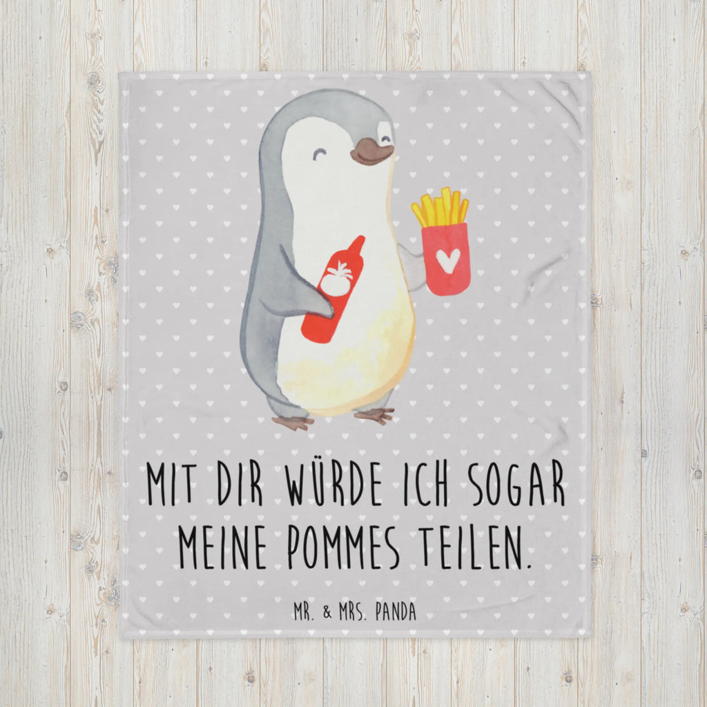Kuscheldecke Pinguin Pommes Decke, Wohndecke, Wolldecke, Tagesdecke, Sofadecke, Liebe, Partner, Freund, Freundin, Ehemann, Ehefrau, Heiraten, Verlobung, Heiratsantrag, Liebesgeschenk, Jahrestag, Hocheitstag, Hochzeitstag, Geschenk für Partner, für Ehemann, Valentinstag, Mitbringsel, Geschenk für Frauen, Liebesbeweis, Geschenk für Freundin, für Männer