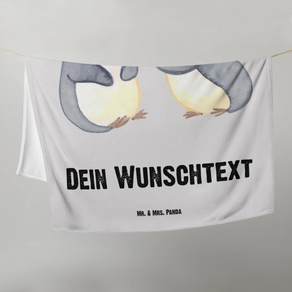 Kocyk dla niemowląt z imieniem pingwiny pocieszyć Miłość, partner, przyjaciel, przyjaciółka, mąż, żona, wesele, zaręczyny, prośba o rękę, prezent miłosny, rocznica, dzień ślubu