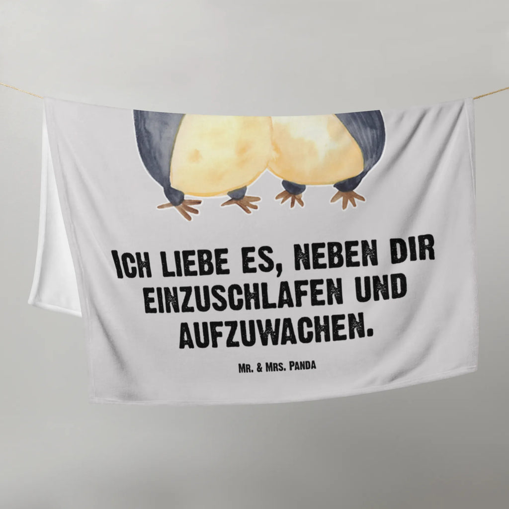 Kocyk dla niemowląt pingwiny zasypianie Miłość, partner, przyjaciel, przyjaciółka, mąż, żona, wesele, zaręczyny, prośba o rękę, prezent miłosny, rocznica, dzień ślubu