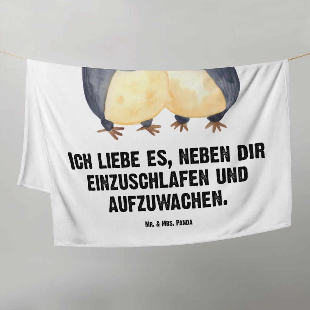 Kocyk dla niemowląt pingwiny zasypianie Miłość, partner, przyjaciel, przyjaciółka, mąż, żona, wesele, zaręczyny, prośba o rękę, prezent miłosny, rocznica, dzień ślubu