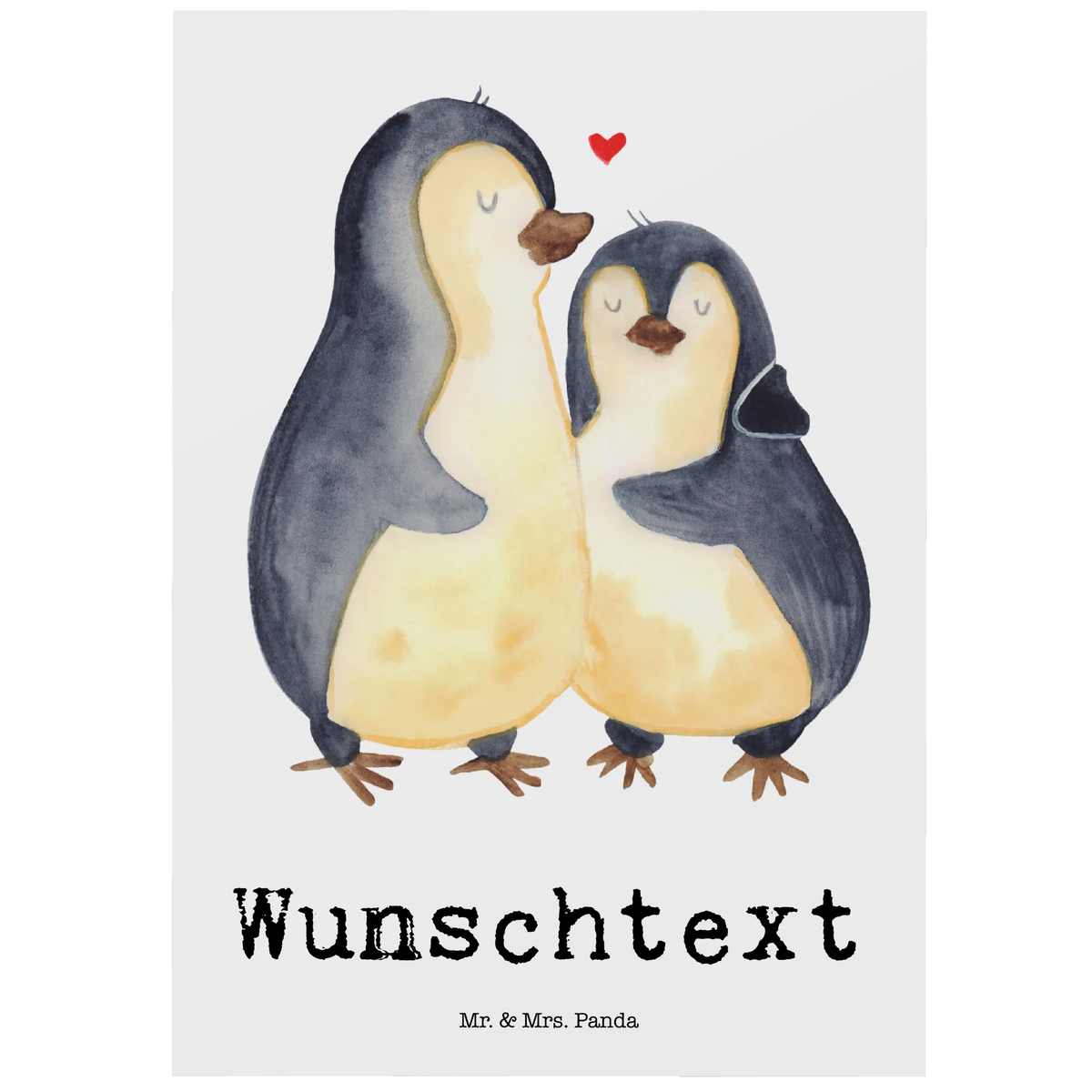 Personalised postcard penguins Fall asleep Love, Loving, Two, Together, Marriage, Engagement, Proposal of marriage, Love gift, gift for her, gift for him, anniversary gift, Valentine's Day Gift for Women Love Gift Anniversary Wedding Anniversary Party Favor Gift for Girlfriend Gift for Partner Boyfriend Gift Token of Love for Men for Husband