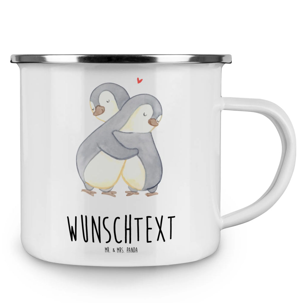 Personalised enamel cup penguins Cuddle Love, Loving, Two, Together, Marriage, Engagement, Proposal of marriage, Love gift, gift for her, gift for him, anniversary gift, Valentine&#39;s Day Gift for Women Love Gift Anniversary Wedding Anniversary Party Favor Gift for Girlfriend Gift for Partner Boyfriend Gift Token of Love for Men for Husband