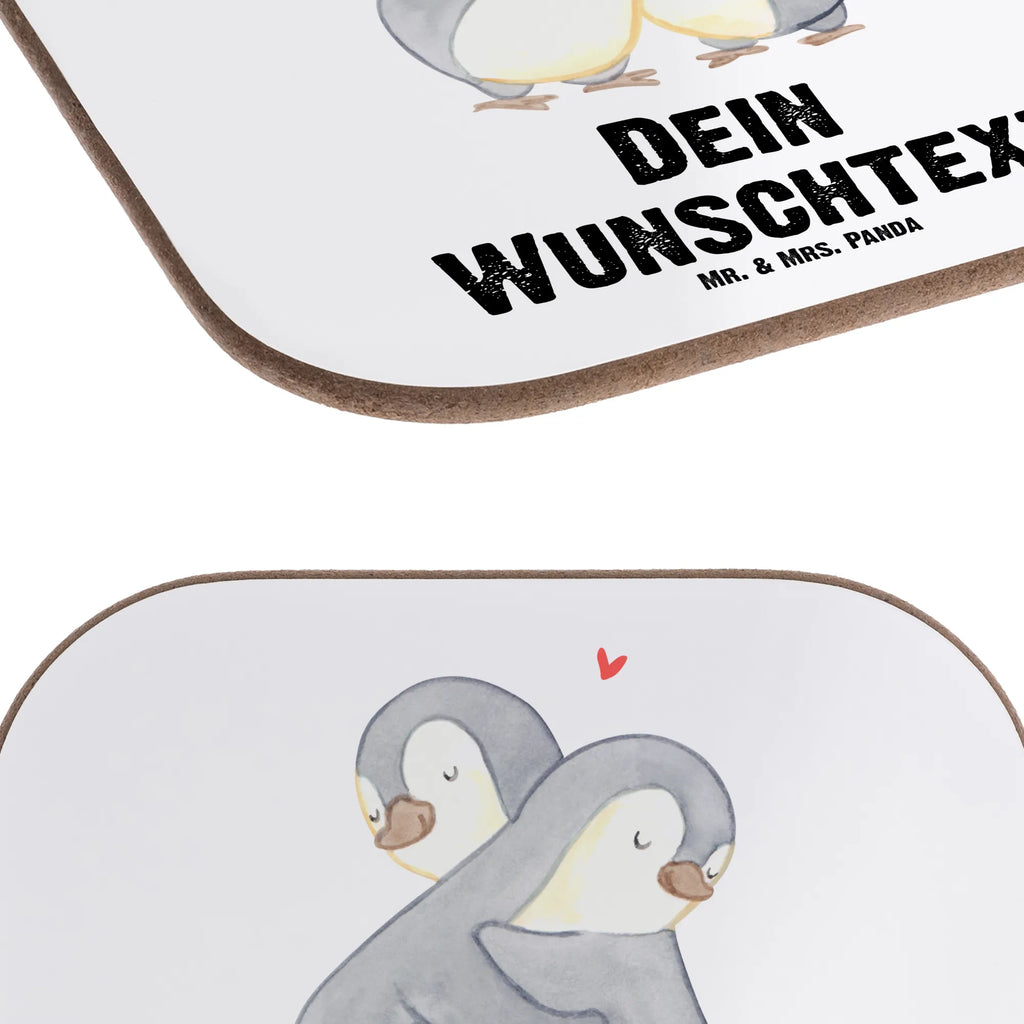 Personalised coaster penguins Cuddle Love, Loving, Two, Together, Marriage, Engagement, Proposal of marriage, Love gift, gift for her, gift for him, anniversary gift, Valentine&#39;s Day Gift for Women Love Gift Anniversary Wedding Anniversary Party Favor Gift for Girlfriend Gift for Partner Boyfriend Gift Token of Love for Men for Husband