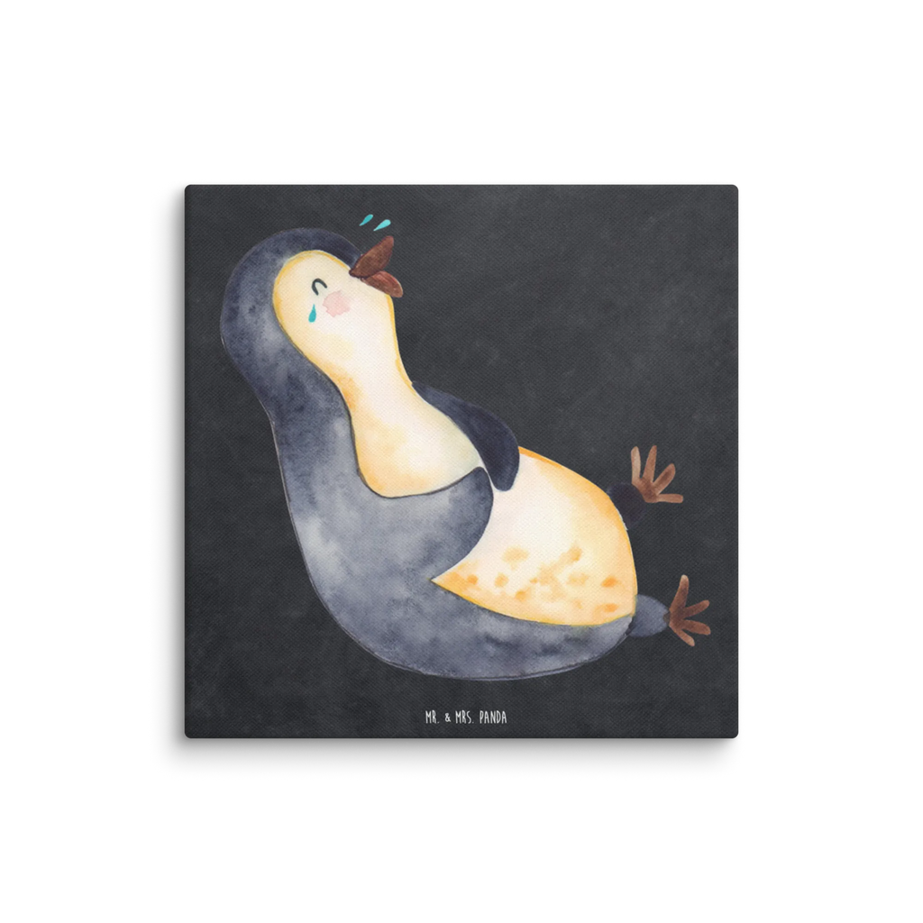 Canvas picture pingwin Śmiech Leinwand, Kunstdruck, Wanddeko, Bild, Dekoration, Pinguin, Lachen, Pinguine, lustiger Spruch, Fröhlich, Humor, Optimismus, Fröhlichkeit