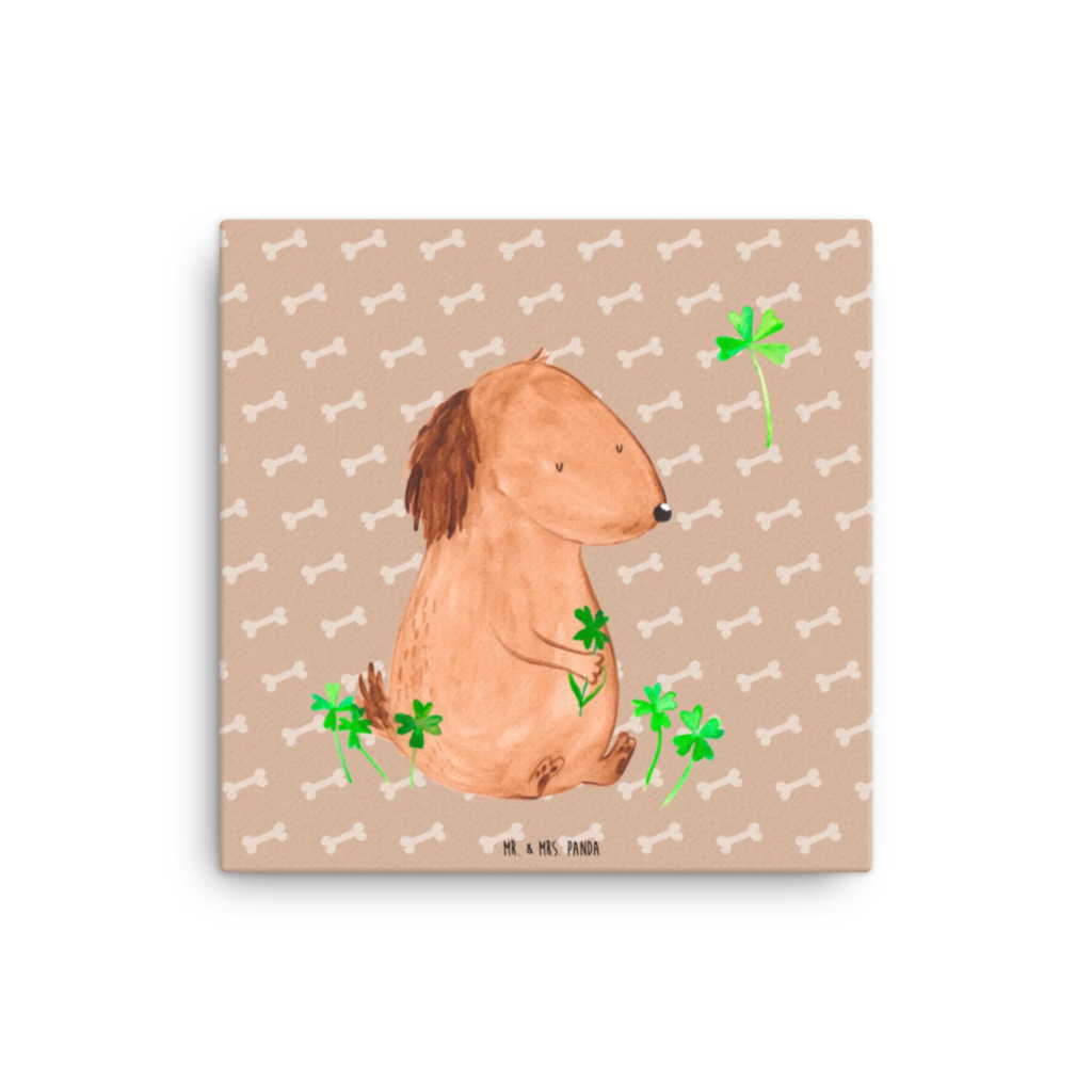 Canvas picture Dog shamrock Kunstdruck, Leinwand, Hunderasse, Hundebesitzer, Tierliebhaber, Haustier, Sprüche, Hundemotiv, Hund, Geschenk, Motivation, Neuanfang, Achtsamkeit, Kleeblatt, Selbstliebe, Glücksbringer, Glück, Tagträume