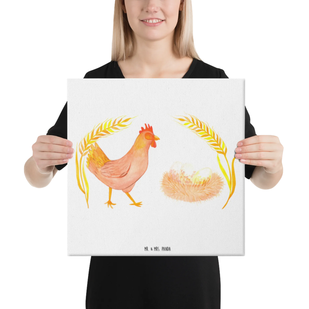 Canvas picture Chicken Proud Kunstdruck, Leinwand, Bild, Wanddeko, Landwirt, Landwirtin, Bauernhof, Hoftiere, Schwangerschaft, Landleben, Motivation, Geburt, Hahn, Magie, Hühner, Hof, Henne, Eier, Spruch