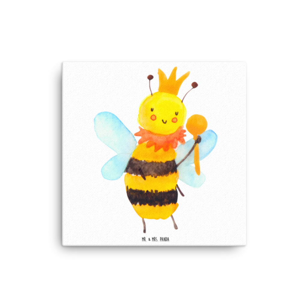 Canvas picture bee king Leinwand, Kunstdruck, Hummel, Biene, Wespe