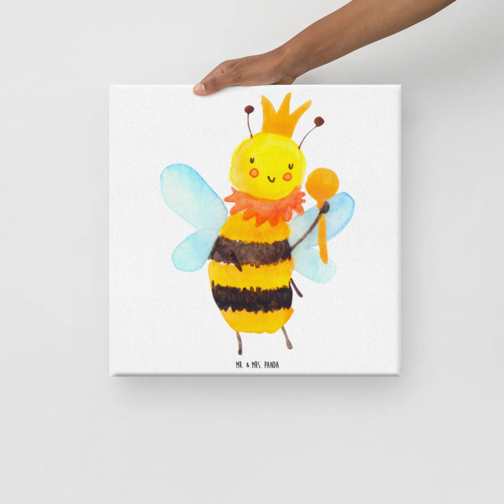 Canvas picture bee king Leinwand, Kunstdruck, Hummel, Biene, Wespe