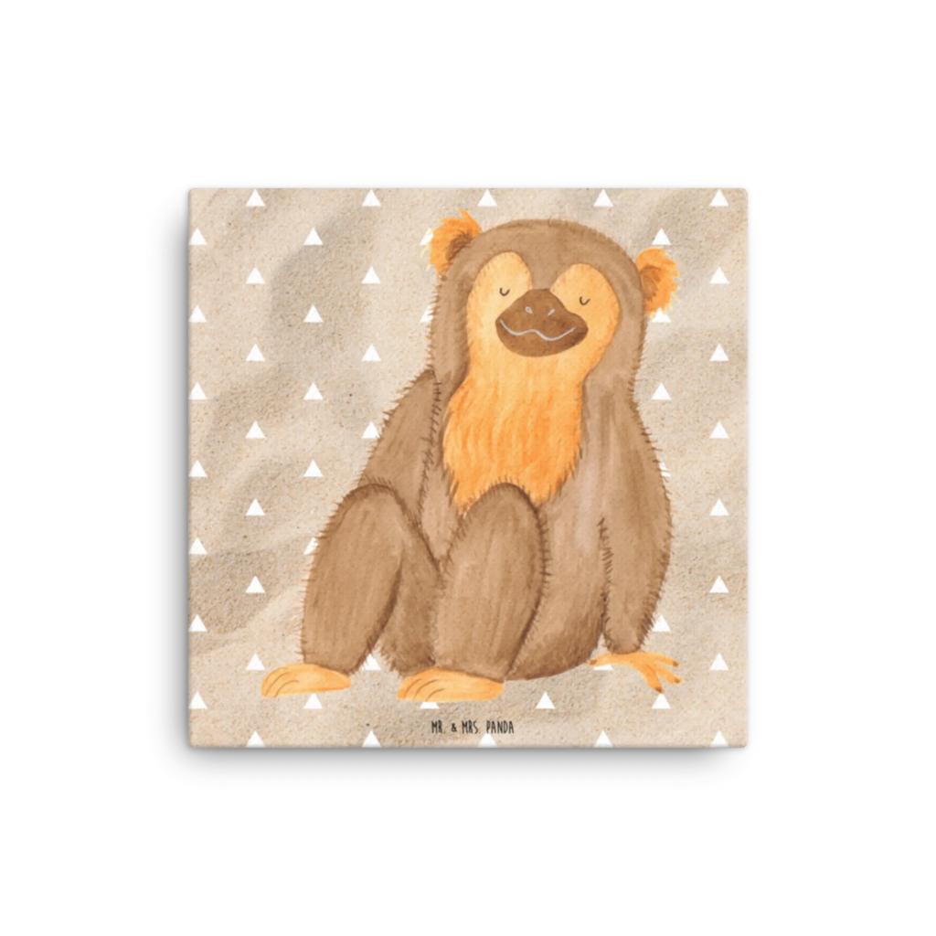 Canvas picture Monkey Kunstdruck, Leinwand, Wildtiere, Afrika, Äffchen, Selbstbewusstsein, Liebe, Selbstliebe, Motivation, Selfcare, Affe, Respekt, Selbstachtung, Affen