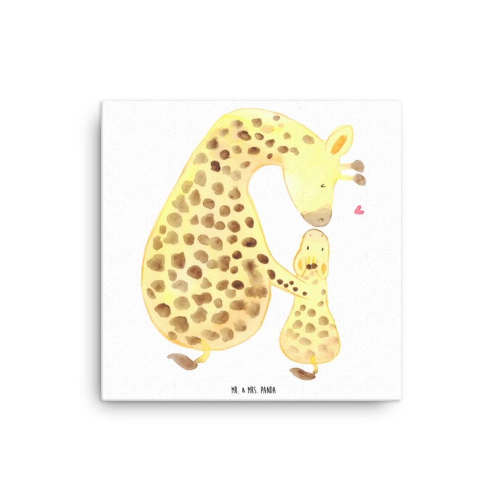 Canvas picture giraffe child Leinwand, Kunstdruck, Wildtiere, Afrika, Sohn, Kind, Tochter, Mama, Giraffe, Lieblingsmensch, Mutter