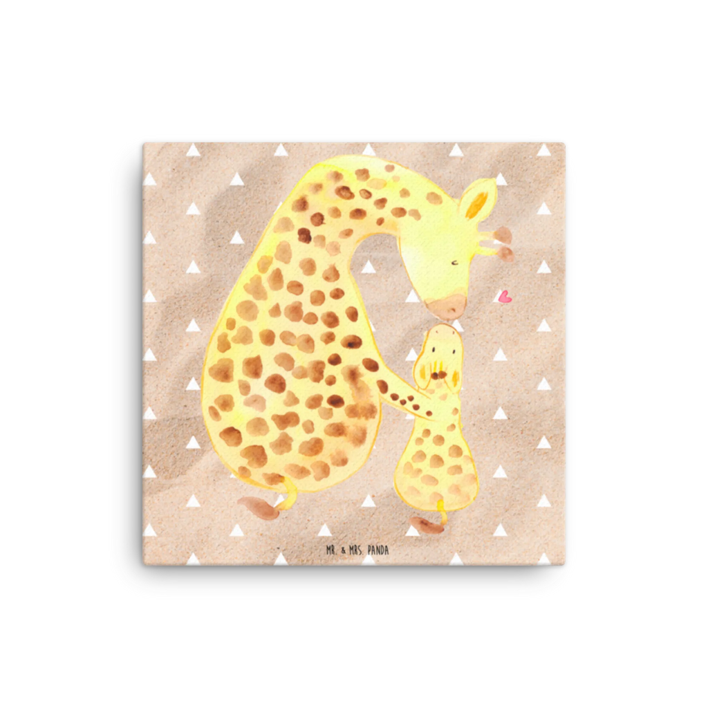 Canvas picture giraffe child Leinwand, Kunstdruck, Wildtiere, Afrika, Sohn, Kind, Tochter, Mama, Giraffe, Lieblingsmensch, Mutter