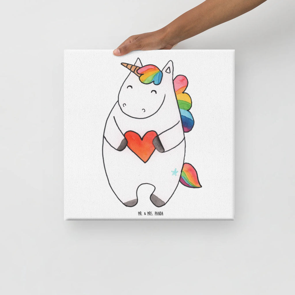 Leinwand Bild Einhorn Herz Leinwand, Kunstdruck, Unicorn, Einhorn, Einhorn Deko, Einhörner, Herz, Anders, Bunt, Freundin, böse, Witzig, Lustig, Schlimm