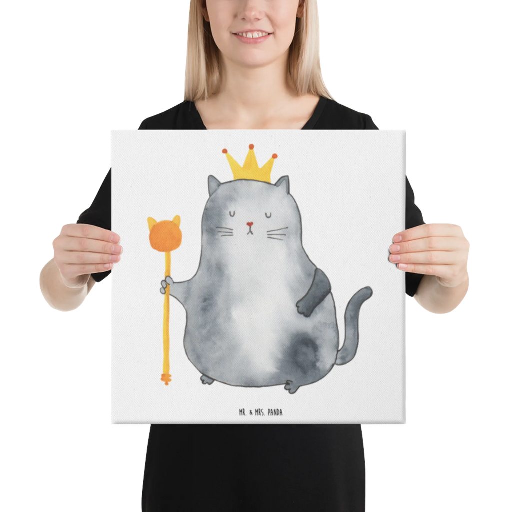 Canvas picture kot Król Leinwand, Kunstdruck, Katzenmotiv, Katzenfan, Katzendeko, Katzenfreund, Katzenliebhaber, Katzenprodukte, Katzenartikel, Katzenaccessoires, Katzensouvenirs, Katzenliebhaberprodukte, Katzenmotive, Katze, Kater, Haustier, Erste Eigenen Wohnung, Umzug, Cat, Cats, Wohnung, Mietze, Katzenbesitzerin, Katzen, König, Katzenhalter, Einzug, Mietzhaus, Königin, Familie, Queen