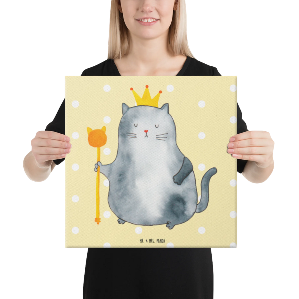 Canvas picture kot Król Leinwand, Kunstdruck, Katzenmotiv, Katzenfan, Katzendeko, Katzenfreund, Katzenliebhaber, Katzenprodukte, Katzenartikel, Katzenaccessoires, Katzensouvenirs, Katzenliebhaberprodukte, Katzenmotive, Katze, Kater, Haustier, Erste Eigenen Wohnung, Umzug, Cat, Cats, Wohnung, Mietze, Katzenbesitzerin, Katzen, König, Katzenhalter, Einzug, Mietzhaus, Königin, Familie, Queen