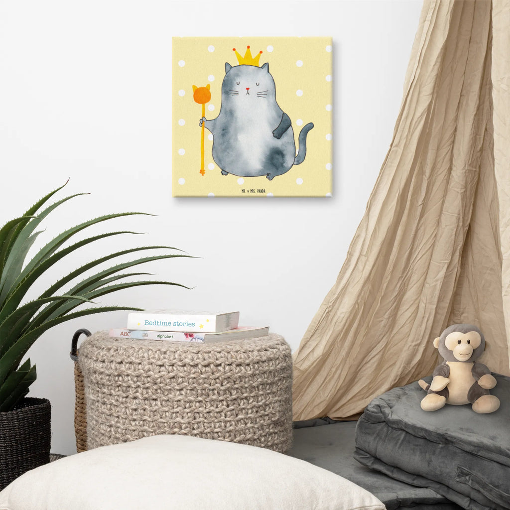Canvas picture kot Król Leinwand, Kunstdruck, Katzenmotiv, Katzenfan, Katzendeko, Katzenfreund, Katzenliebhaber, Katzenprodukte, Katzenartikel, Katzenaccessoires, Katzensouvenirs, Katzenliebhaberprodukte, Katzenmotive, Katze, Kater, Haustier, Erste Eigenen Wohnung, Umzug, Cat, Cats, Wohnung, Mietze, Katzenbesitzerin, Katzen, König, Katzenhalter, Einzug, Mietzhaus, Königin, Familie, Queen