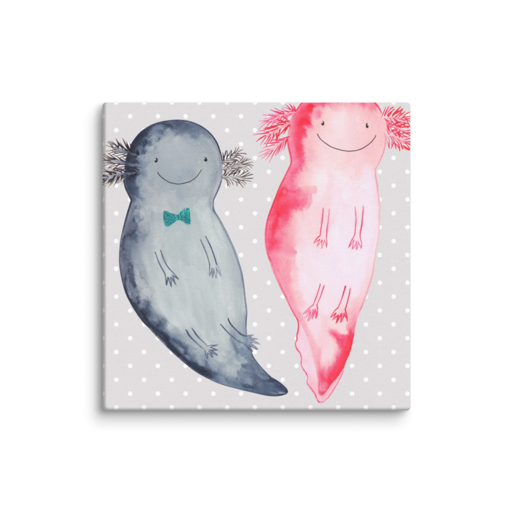 Canvas picture axolotl Girlfriend Kunstdruck, Leinwand, Molch, Axolotl, Große Liebe, Verlobter, Freund, Lurch, Lurche, Ehemann, Axolot, Valentinstag, Schwanzlurch, Liebesbeweis, Jahrestag, Liebe