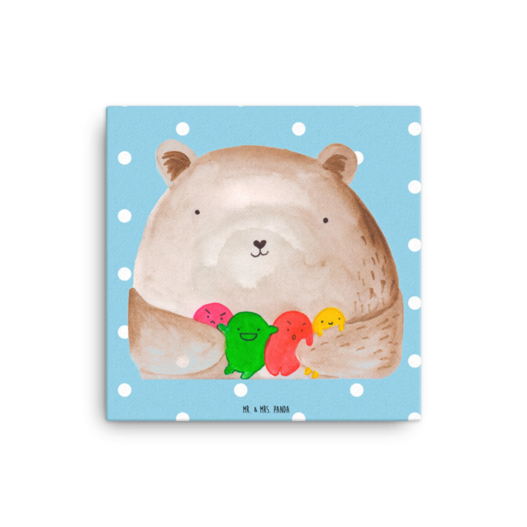 Leinwand Bild Bär Gefühl Kunstdruck, Leinwand, Teddybär, Teddy, Bär, Durchgedreht, Wahnsinn, Verrückt