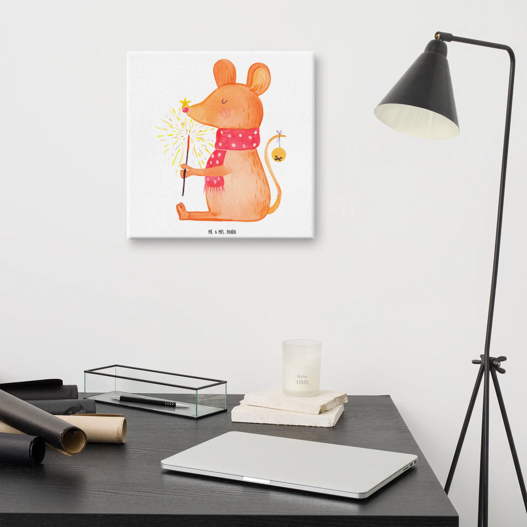 Canvas picture Mouse Christmas Leinwand, Bild, Kunstdruck, Wanddeko, Dekoration, Winter, Weihnachten, Weihnachtsdeko, Nikolaus, Advent, Heiligabend, Wintermotiv, Frohe Weihnachten, Weihnachtsgruß, Weihnachtsmotiv, Maus, Mäuschen, Weihnachtswunder