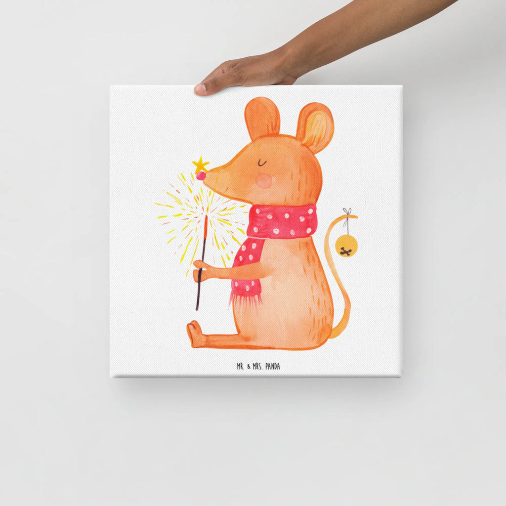 Canvas picture Mouse Christmas Leinwand, Bild, Kunstdruck, Wanddeko, Dekoration, Winter, Weihnachten, Weihnachtsdeko, Nikolaus, Advent, Heiligabend, Wintermotiv, Frohe Weihnachten, Weihnachtsgruß, Weihnachtsmotiv, Maus, Mäuschen, Weihnachtswunder