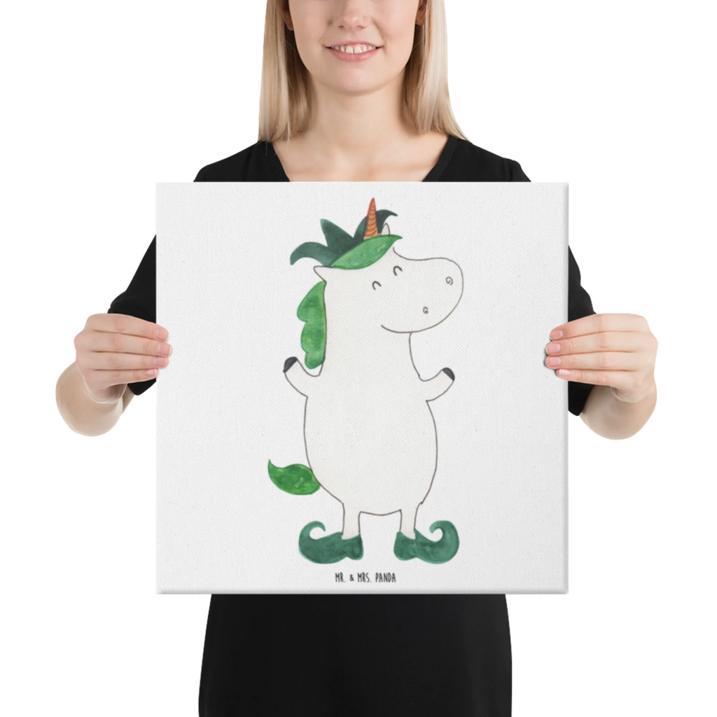 Canvas picture unicorn joker Bild, Leinwand, Wanddeko, Kunstdruck, Unicorn, Einhorn, Einhorn Deko, Einhörner, Hofnarr, Gaukler, Mittelalter, Kasper