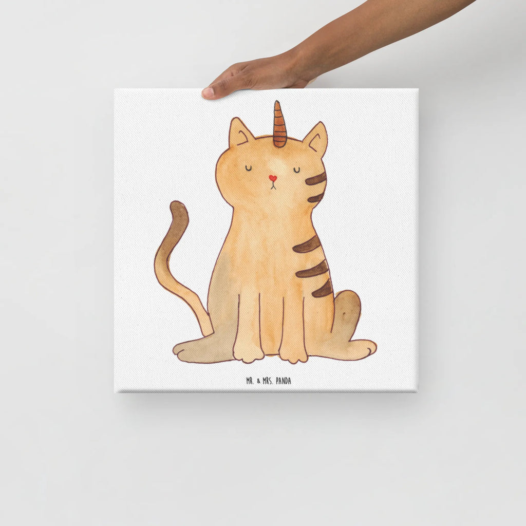 Canvas picture unicorn Cat Leinwand, Bild, Kunstdruck, Wanddeko, Dekoration, Einhorn, Einhörner, Einhorn Deko, Unicorn, Katzer, Mieze, Regenbogen, Glitzer, Einhornpower, Erwachsenwerden, Katze, Katzenhorn, Einhornkatze, Kittyhorn