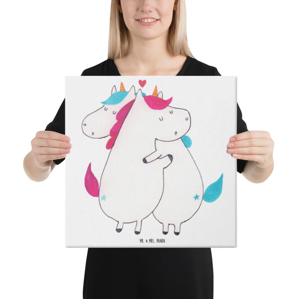 Canvas picture unicorn communication Leinwand, Bild, Dekoration, Kunstdruck, Wanddeko, Einhorn, Einhörner, Einhorn Deko, Unicorn, Spruch, Valentine, Geschenk, Valentinstag, Liebe, witzig, lustig, Partner, Ehe