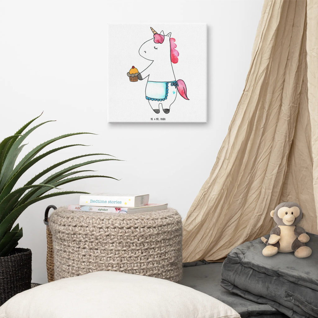 Leinwand Bild Einhorn Muffin Bild, Dekoration, Kunstdruck, Wanddeko, Leinwand, Einhorn, Einhörner, Einhorn Deko, Unicorn, Backen, Liebesgrüße, Kekse, Glückwünsche, Muffin, Geburtstagsgrüße, Grüße, Geburtstag