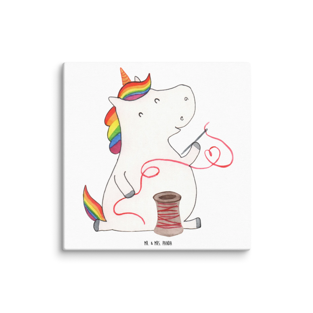 Leinwand Bild Einhorn Näherin Kunstdruck, Leinwand, Unicorn, Einhorn, Einhorn Deko, Einhörner, Nähzimmer, Freundin, Nähen, Stricken, Häkeln, Basteln, Mädchen, Näherin