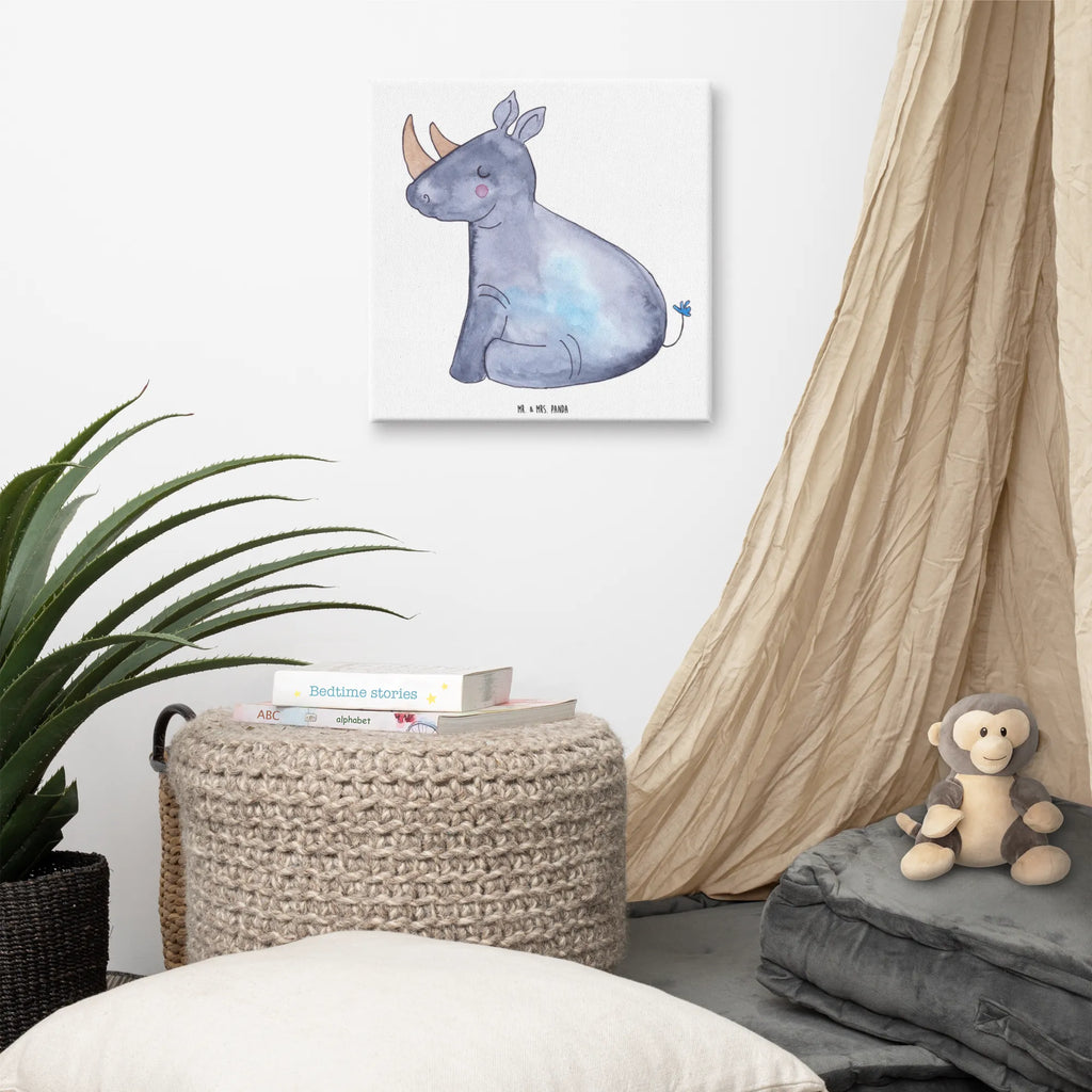 Leinwand Bild Einhorn Nashorn Leinwand, Bild, Kunstdruck, Dekoration, Wanddeko, Einhorn, Einhörner, Einhorn Deko, Unicorn, Nashorn, witzig, lustig, Regenbogen, Glitzer, Zoo, Einhornpower, Nashörner, Erwachsenwerden