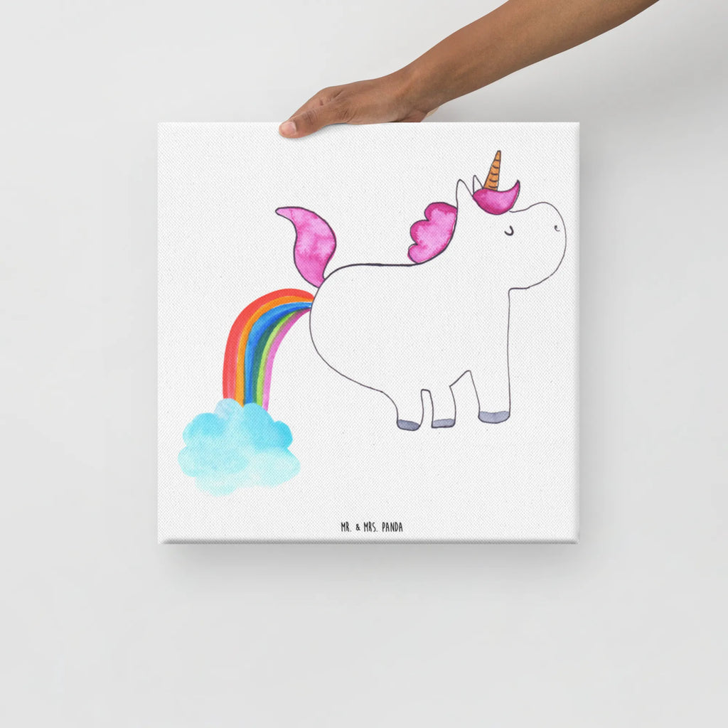 Leinwand Bild Einhorn Pupsend Kunstdruck, Leinwand, Unicorn, Einhorn, Einhorn Deko, Einhörner, Freundin, Erwachsenwerden, Glitzer, Einhornpower, Pups, Spaß, Lustig, Regenbogen