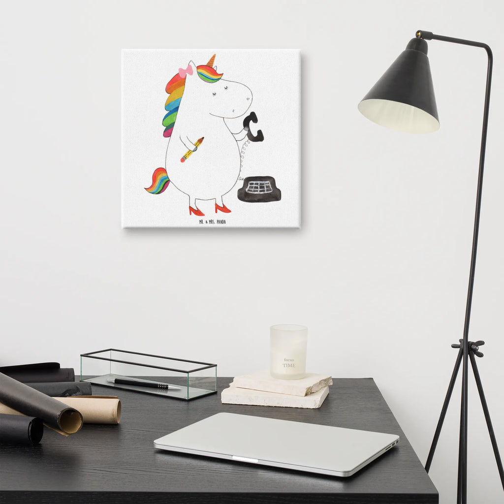 Canvas picture unicorn secretary Leinwand, Bild, Kunstdruck, Wanddeko, Dekoration, Einhorn, Einhörner, Einhorn Deko, Unicorn, Sekretärin, Büro, Rechtsanwältin, Rechtsanwaltsgehilfin, Steuerbüro, Steuerkanzlei, Bürokraft, Bürohilfe