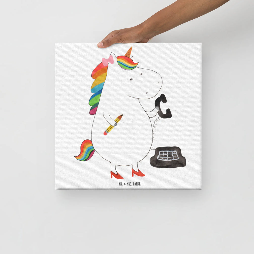 Canvas picture unicorn secretary Leinwand, Bild, Kunstdruck, Wanddeko, Dekoration, Einhorn, Einhörner, Einhorn Deko, Unicorn, Sekretärin, Büro, Rechtsanwältin, Rechtsanwaltsgehilfin, Steuerbüro, Steuerkanzlei, Bürokraft, Bürohilfe