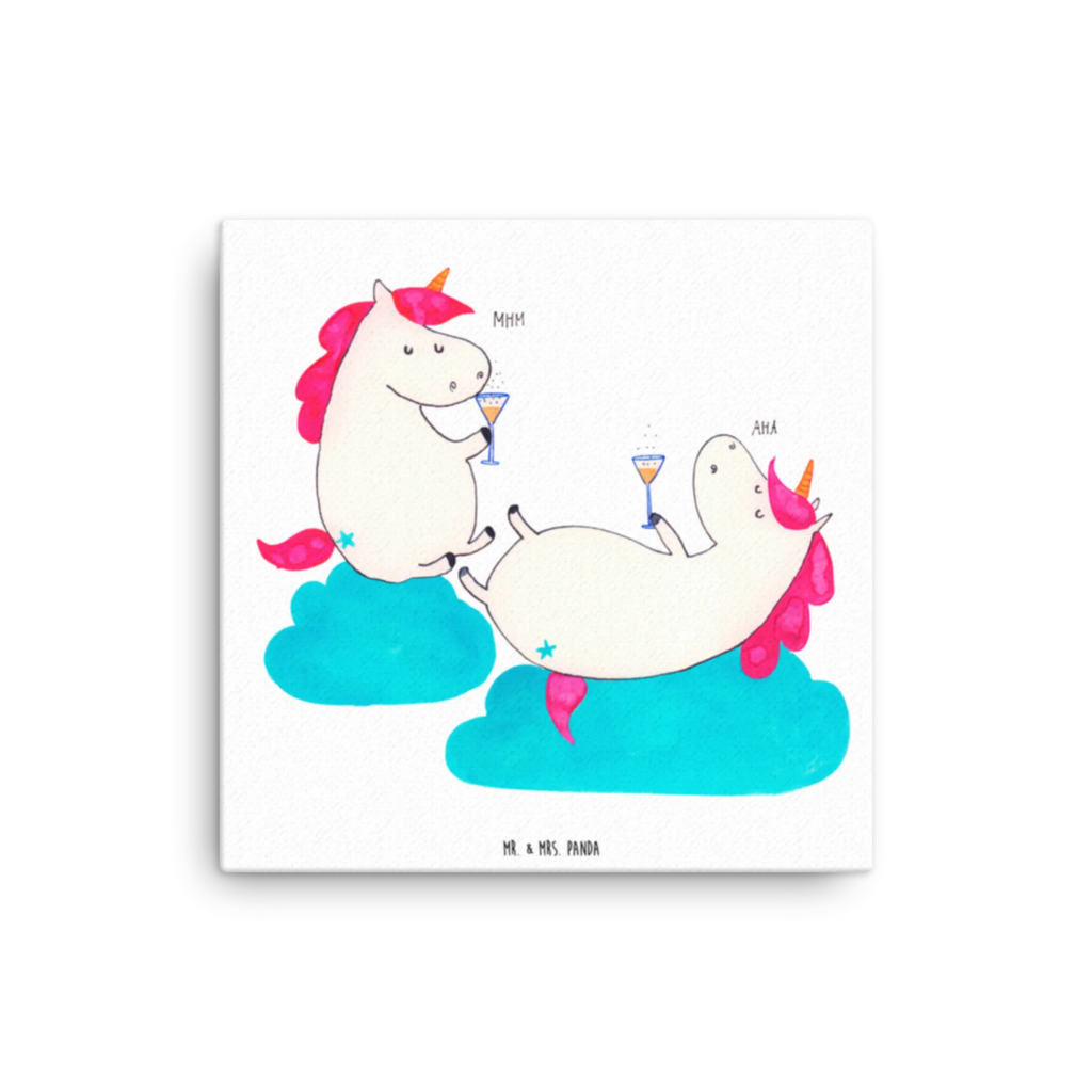 Leinwand Bild Einhörner Sekt Leinwand, Kunstdruck, Unicorn, Einhorn, Einhorn Deko, Einhörner, Freundinnen, BFF, Anstoßen, Party, Mädelsabend, Sekt, Beste, Korken, Spaß, Freundin