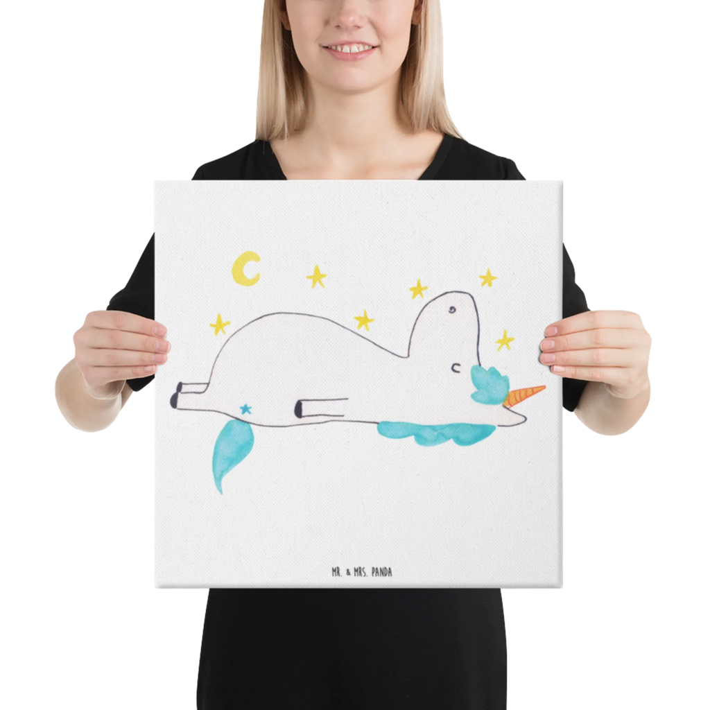 Leinwand Bild Einhorn Sternenhimmel Dekoration, Kunstdruck, Bild, Wanddeko, Leinwand, Einhorn, Einhörner, Einhorn Deko, Unicorn, Sterne, Sternenhimmel, Dachschaden, Verrückt